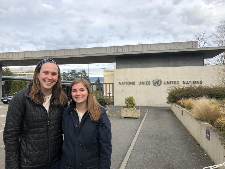 "I was privileged enough to attend the 40th session of the Human Rights Council, but many young women are not, and the spaces that are not being occupied by young women, are being occupied by others."