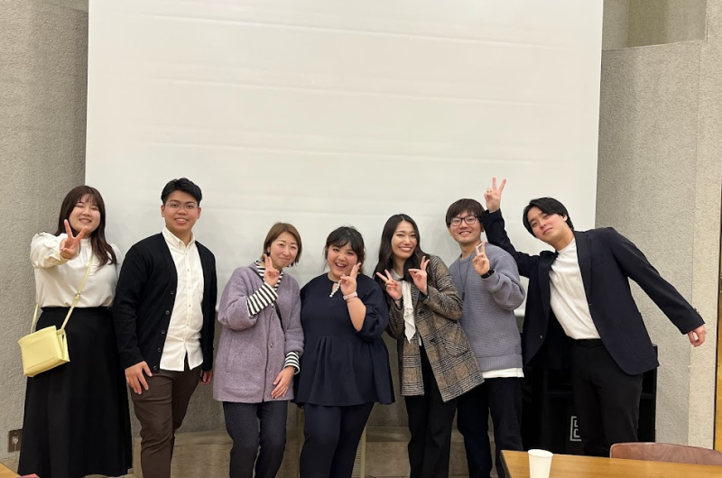 Photo from Youth peace event with young peace activists from Okinawa, Nagasaki, and Hiroshima (two cities that experienced atomic bombs) collectively convened an event to explore ways of passing down stories during the war.